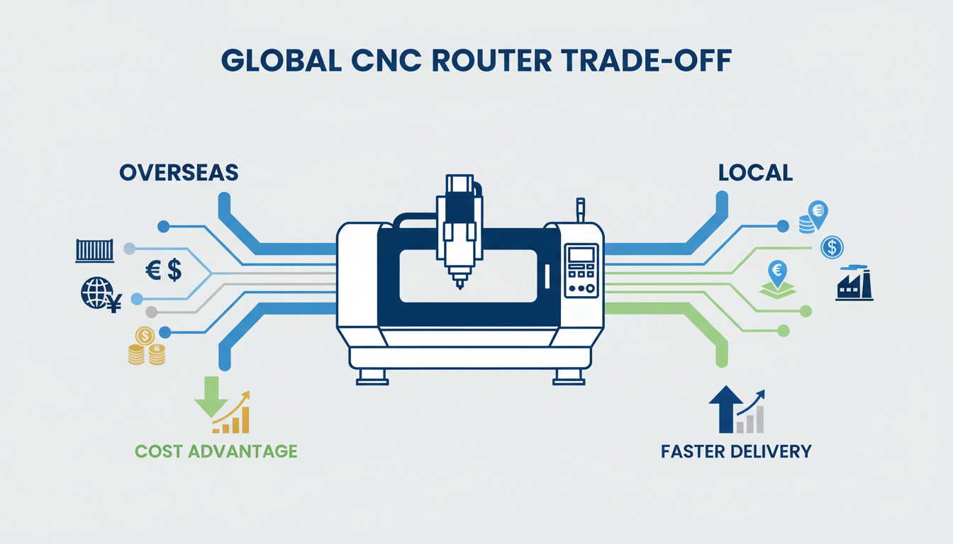 Buying CNC Routers Overseas vs. Locally in the US: Complete Comparison