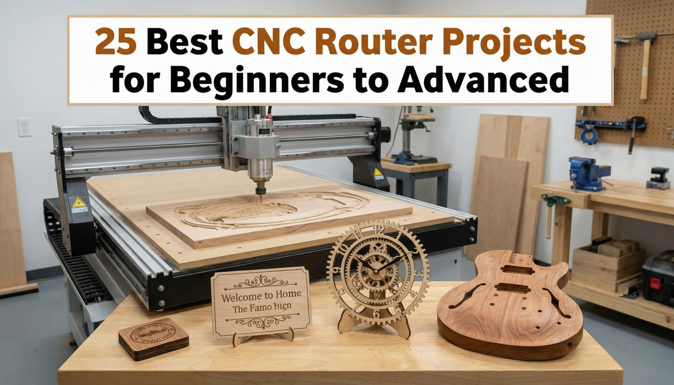 25 Best CNC Router Projects for Beginners to Advanced