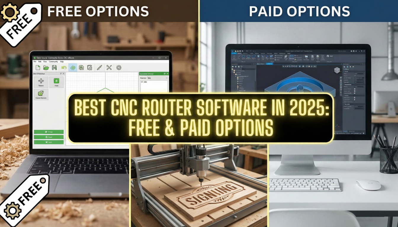 Best CNC Router Software in 2025: Free & Paid Options