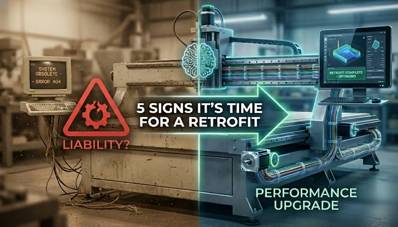 Is Your Aging CNC Router a Liability? 5 Signs It’s Time for a Retrofit