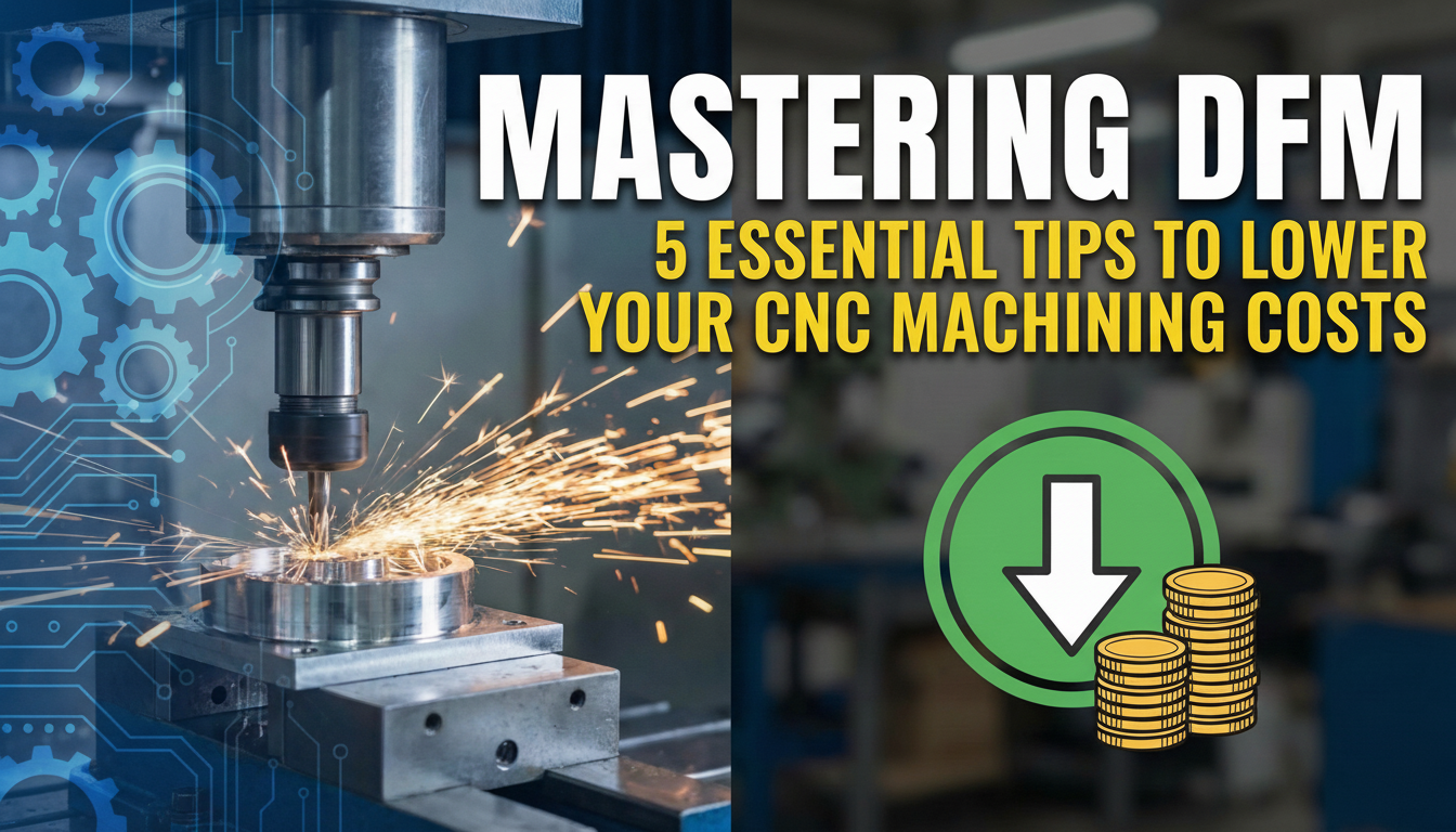 Mastering DFM: 5 Essential Tips to Lower Your CNC Machining Costs