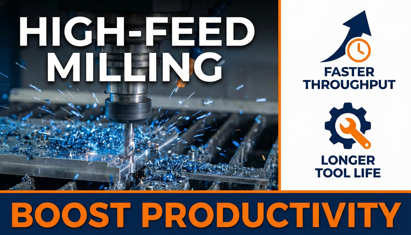 Unlocking Max Productivity: The Machine Shop’s Guide to High-Feed Milling