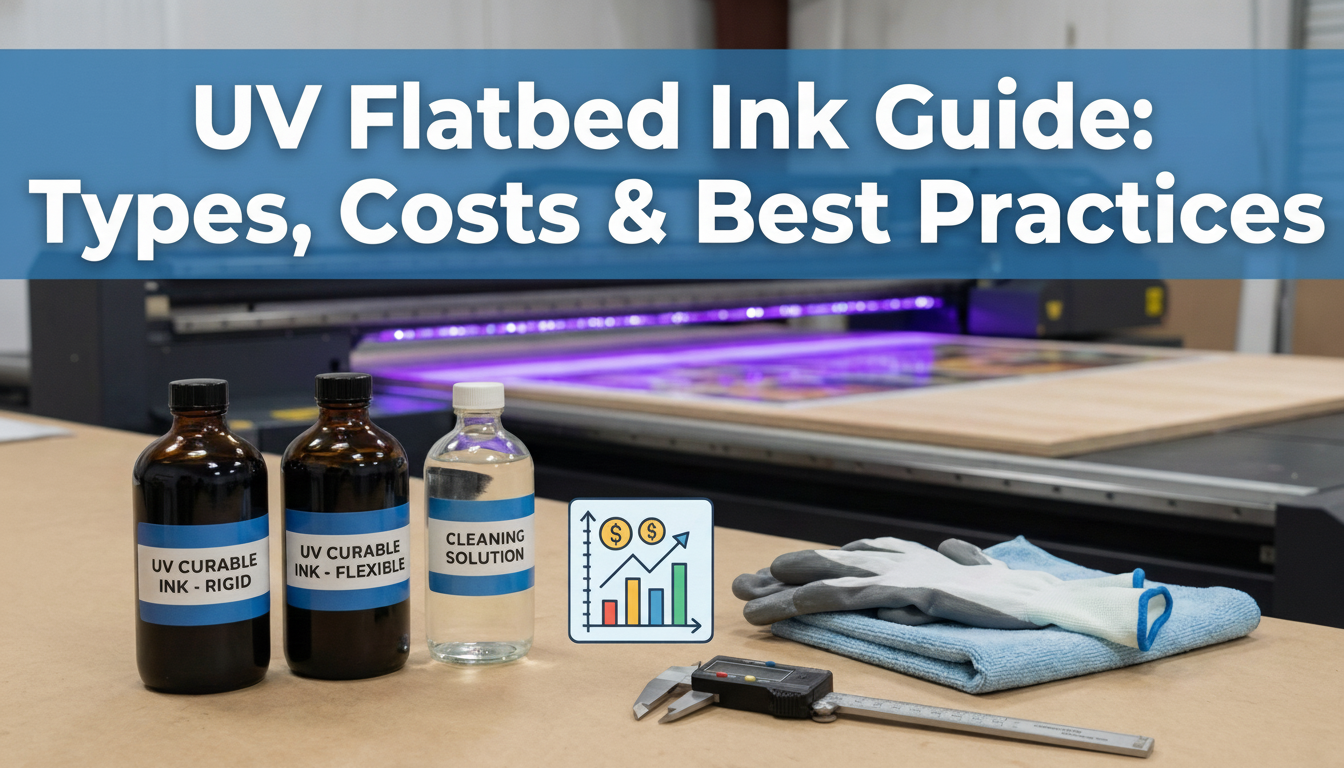 UV Flatbed Ink Guide: Types, Costs & Best Practices
